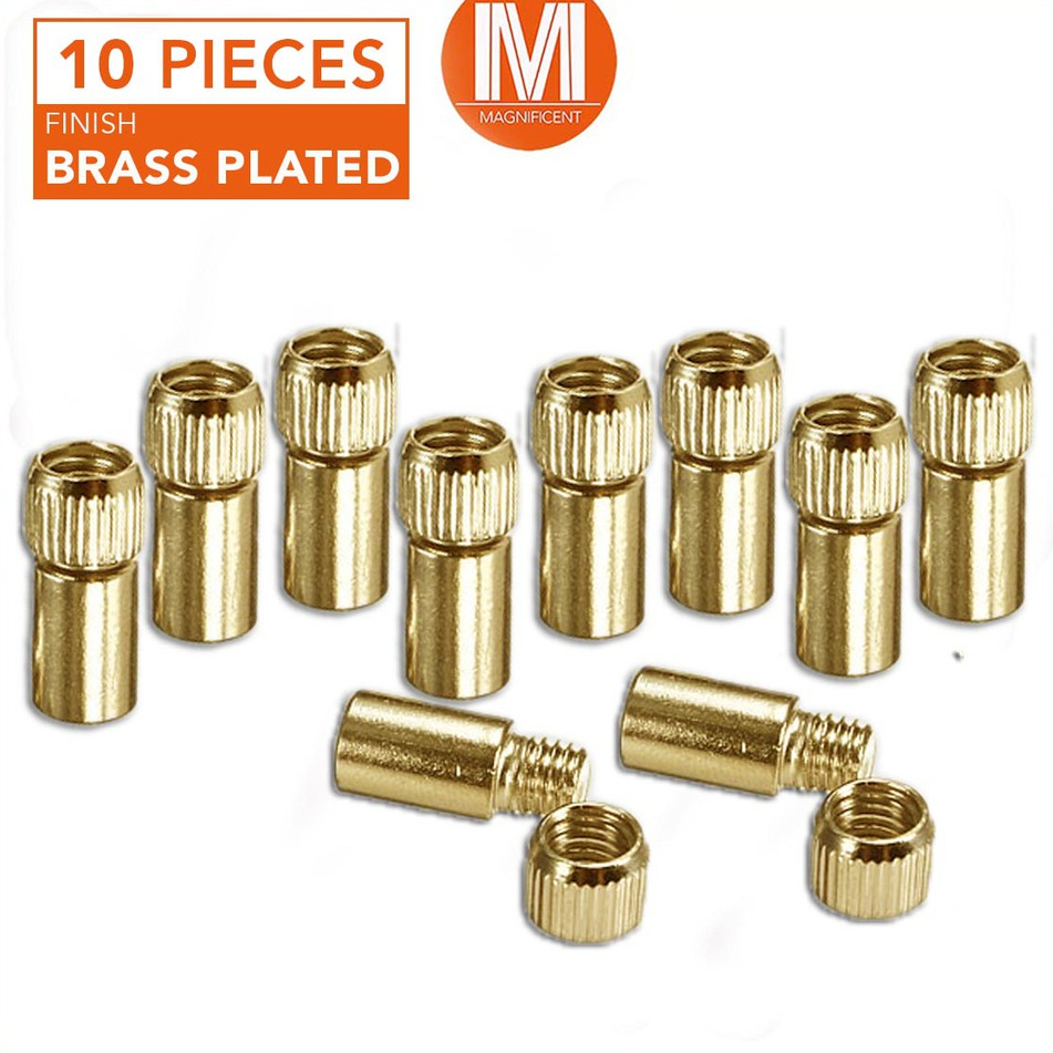 Steel Shelf Support Stud Thread for Wood Cabinet (10 Pieces) | Shopee ...