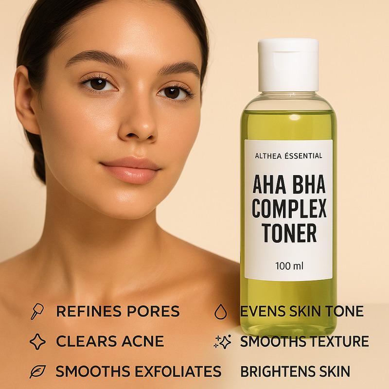 AHA BHA Salicylic Exfoliating PEELING TONER 100ML Minimize Pores ...