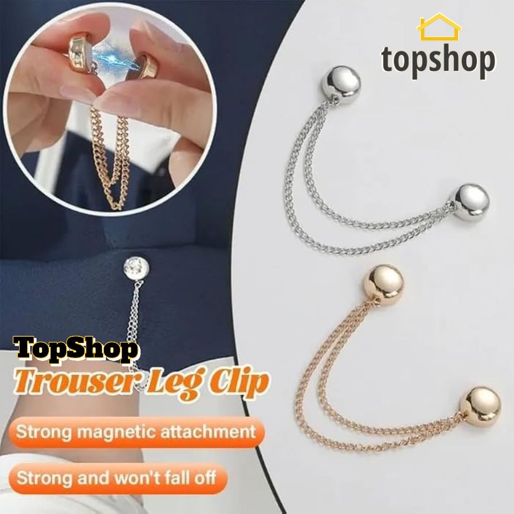 TOPSHOP 1pc Shirt Magnetic Button Magnet Brooch Adjustable Trouser Legs ...