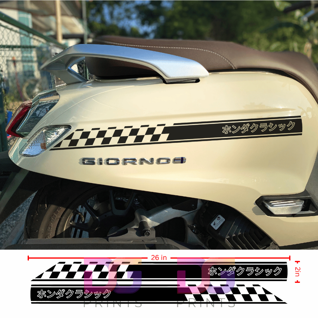 HONDA GIORNO DECALS - VINYL STICKER | Shopee Philippines