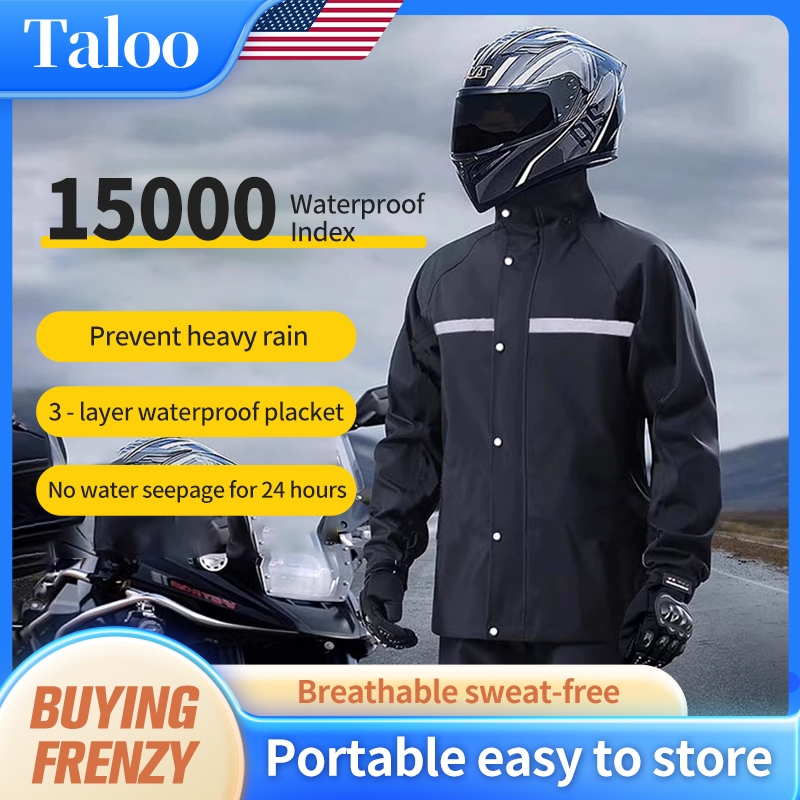 ICON Raincoat For Men Raincoat Pants Full Body Waterproof Delivery ...