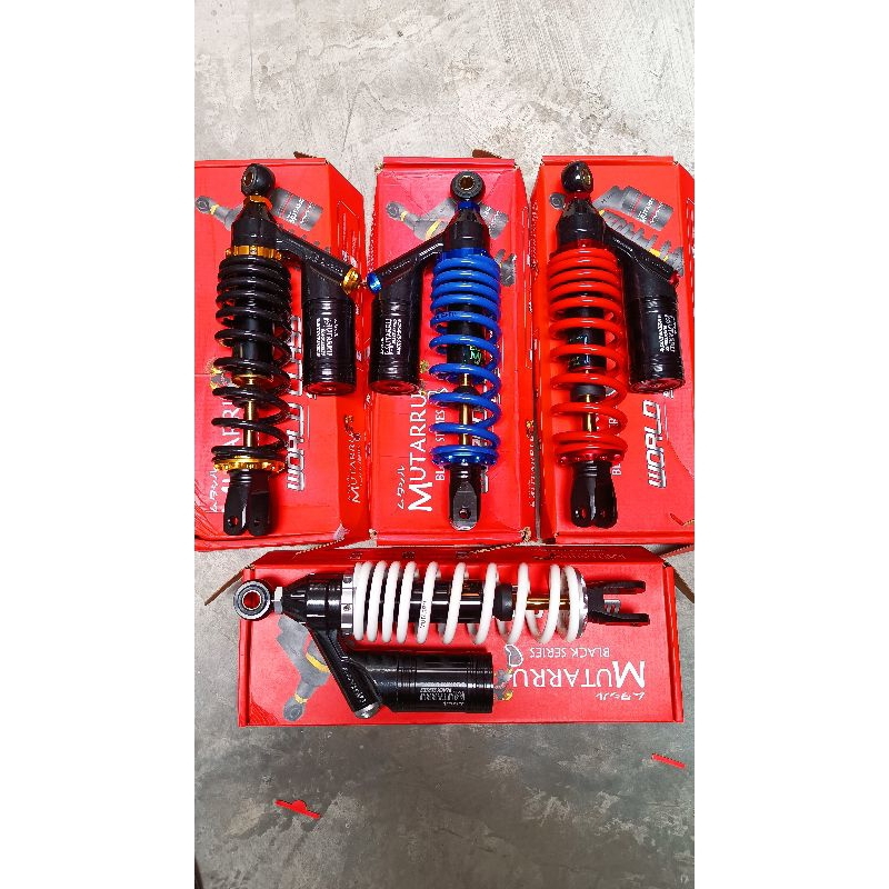 MUTARRU REAR SHOCK with TANK black series (GP SPORT) (CLICK/MIO/skydive ...