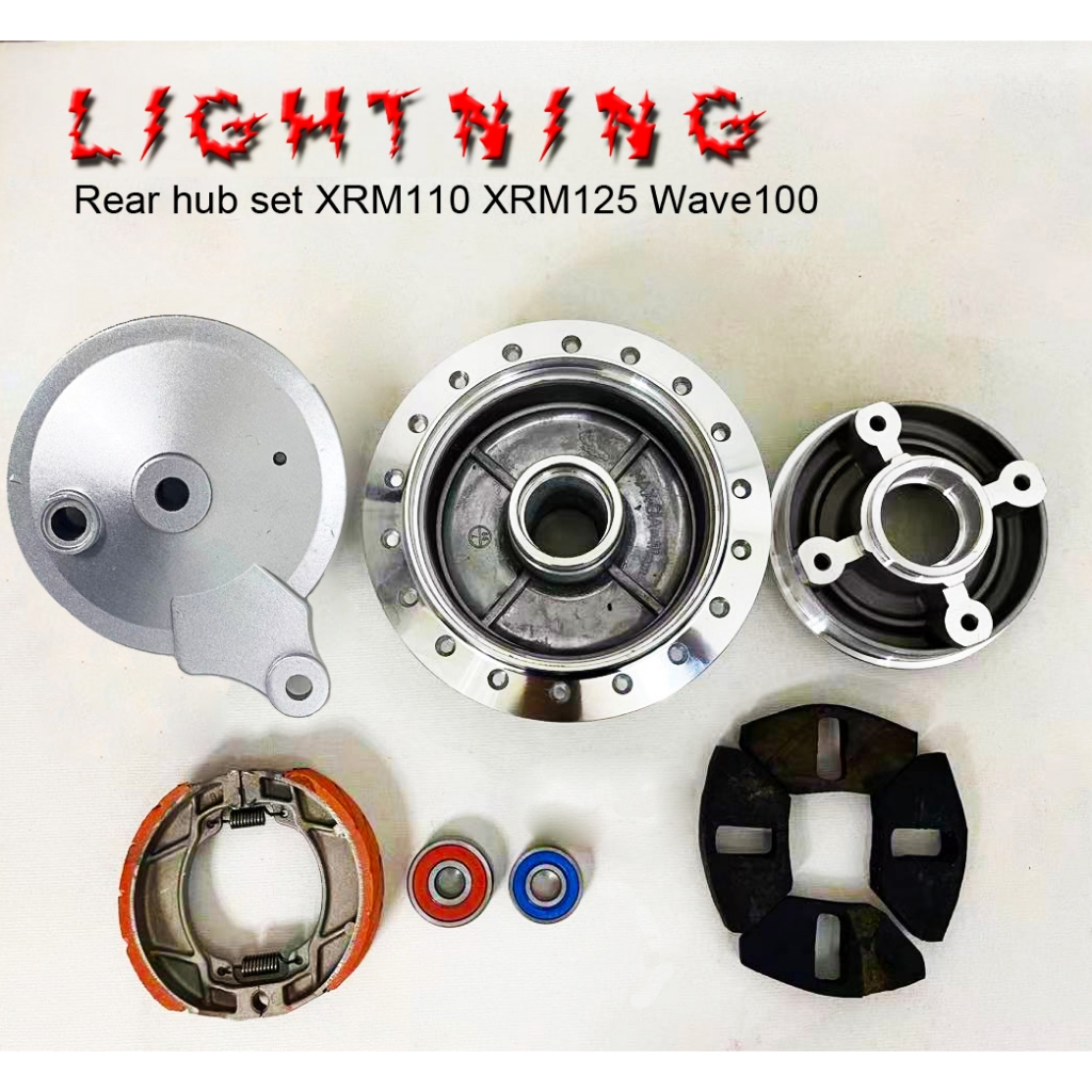 Rear hub set XRM110 XRM125 Wave100 | Shopee Philippines