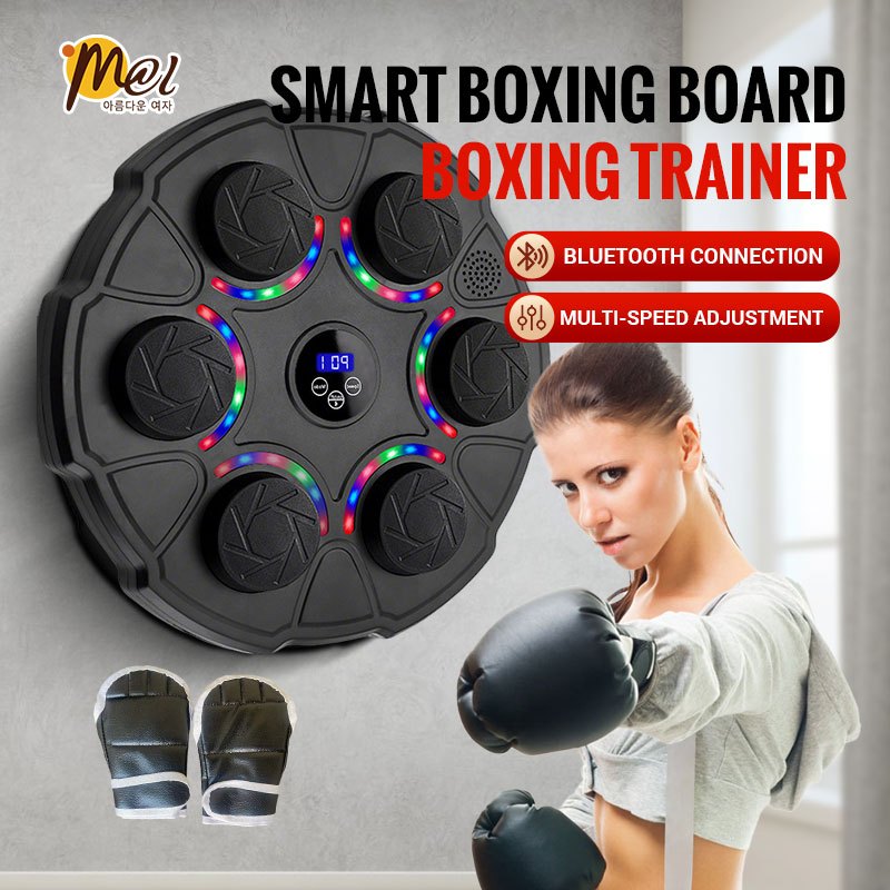 Music Boxing Machine Wall Punching Pad Kicking Bluetooth Boxing Machine ...