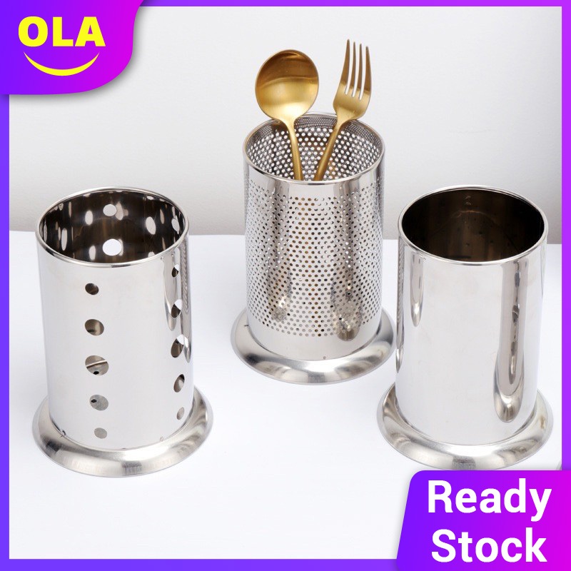 Stainless Steel Chopstick Storage Rack, Countertop Utensil Storage Rack ...
