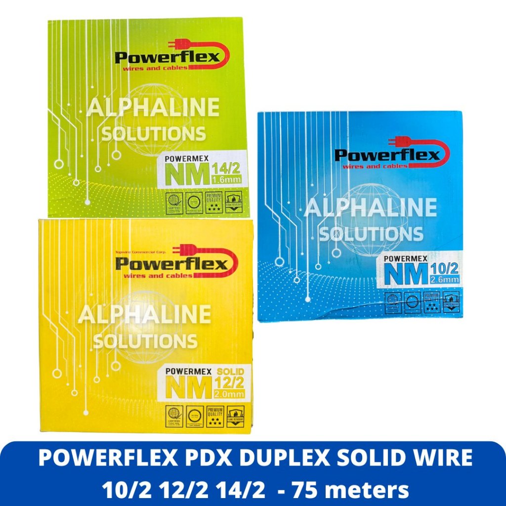 Boston/Powerflex/Omega DUPLEX/LOOMEX WIRE 14/2 12/2 10/2 1.6mm 2.0mm 2 ...