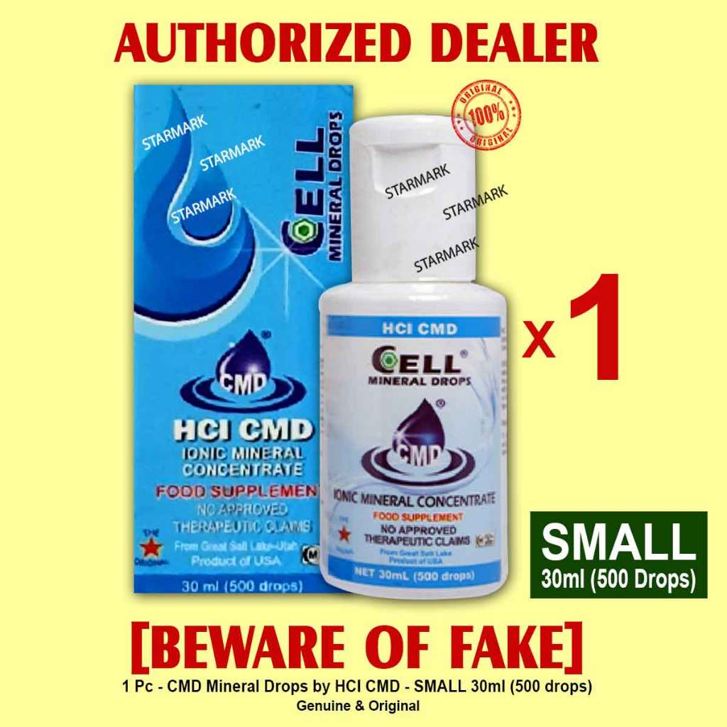 CMD Drops CMD Mineral Drops HCI CMD Cell SMALL 30ml or 500 drops Red ...