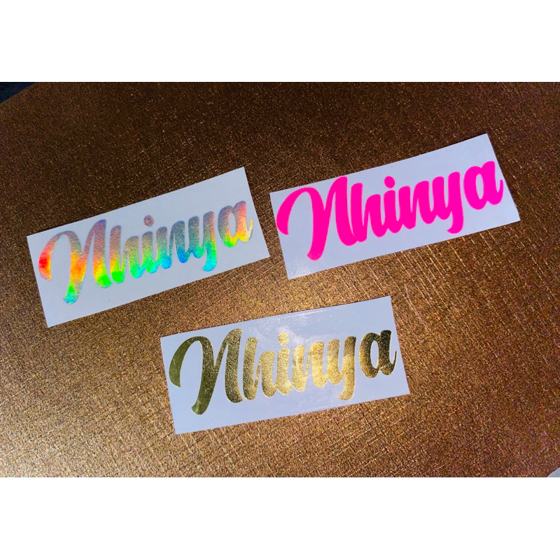 Personalized Name ( Sticker Decals) | Shopee Philippines