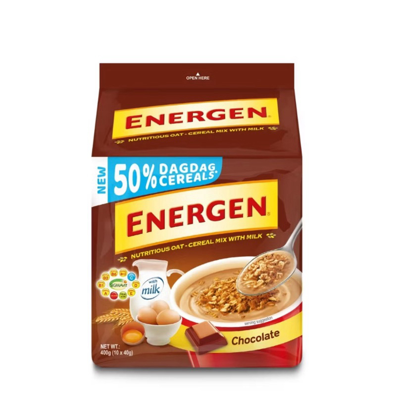 Energen Nutritious Oats Cereal Mix with Milk 400g | Shopee Philippines