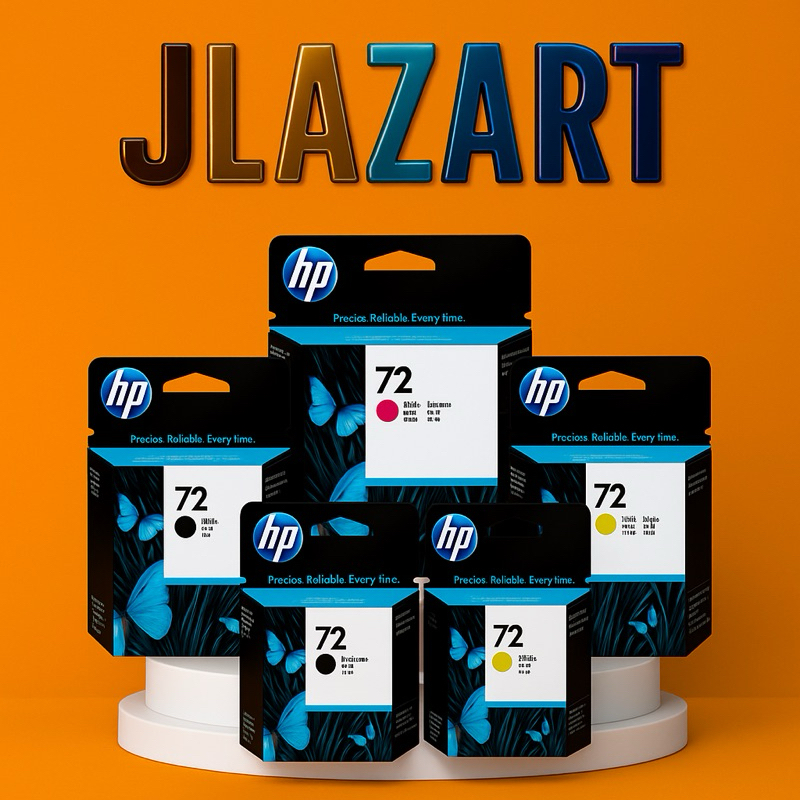 HP ink 72 (69ml.) (Gray), (Cyan), (Yellow), (Magenta), (Photo black ...