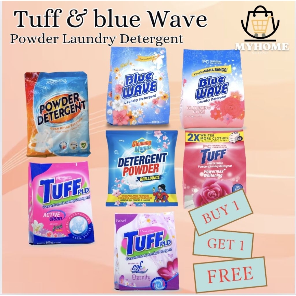 TUFF AND BLUEWAVE POWDER LAUNDRY DETERGENT BUY 1 TAKE 1 | Shopee ...