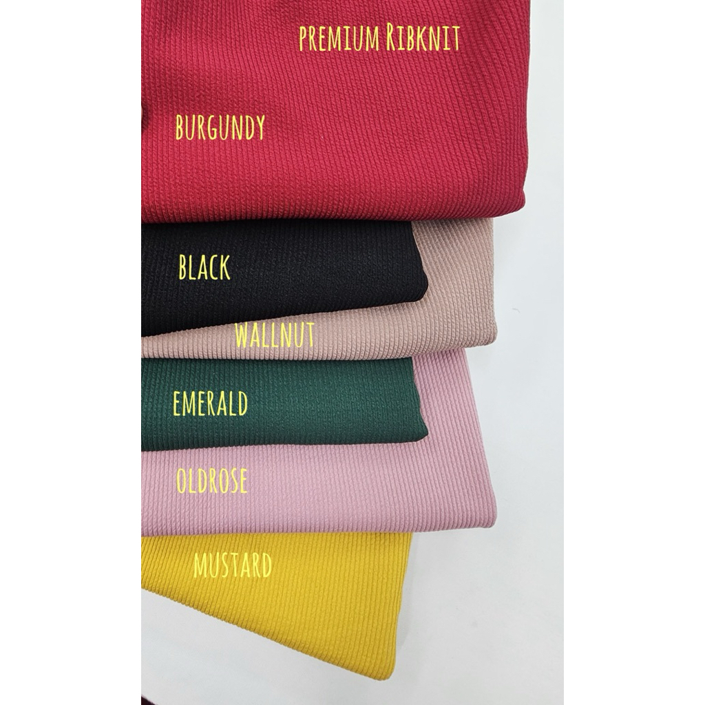 New updated colors Ribnit Fabrics 60width | Shopee Philippines