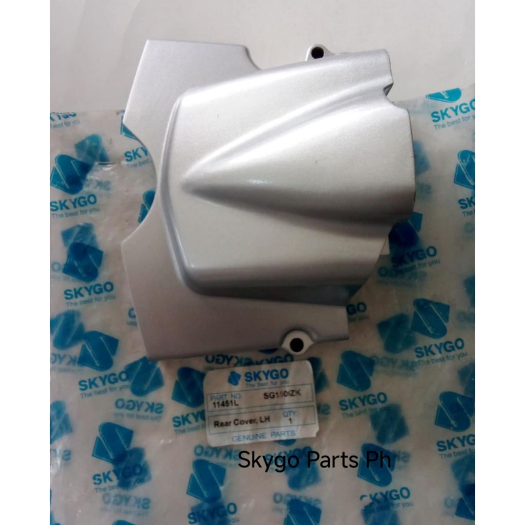 Skygo Genuine Rear Engine Cover ( Silver) King /Wizard | Shopee Philippines
