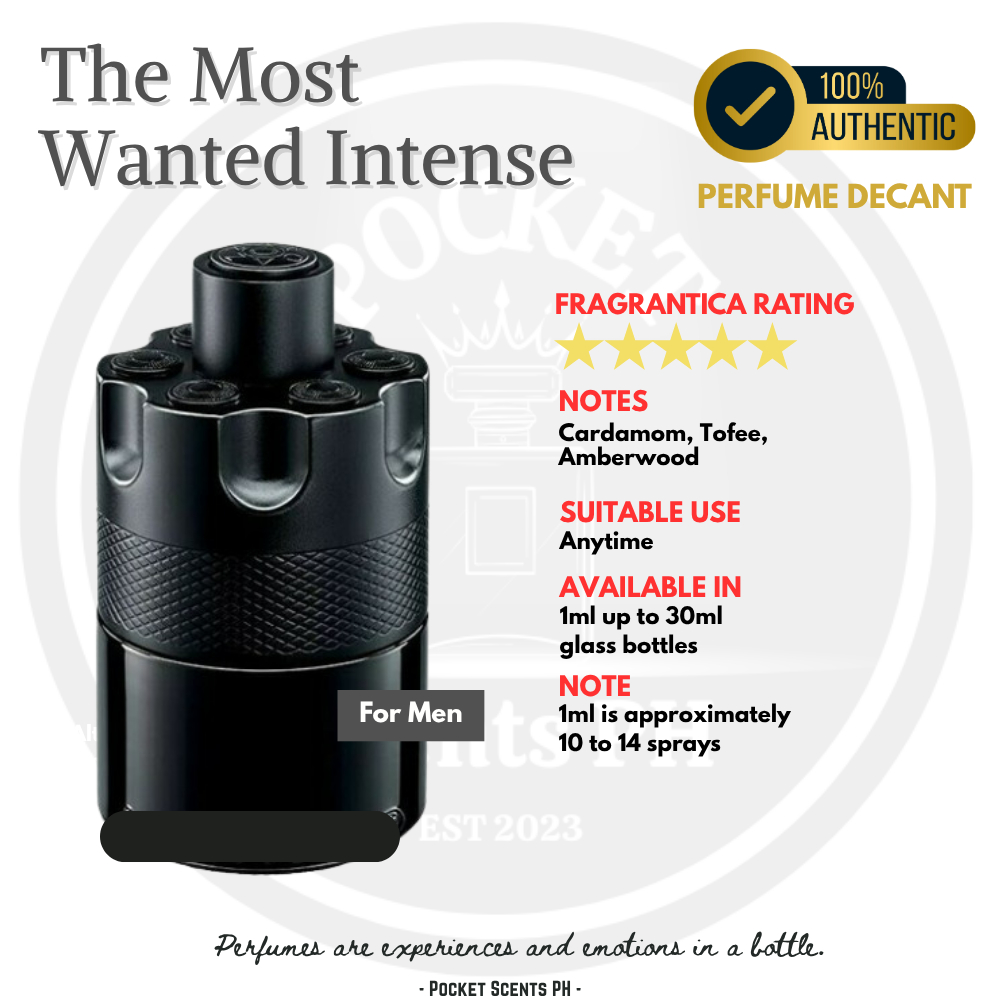 TMWI The Most Wanted Intense - 1ml to 5ml - [PERFUME DECANT] | Shopee ...