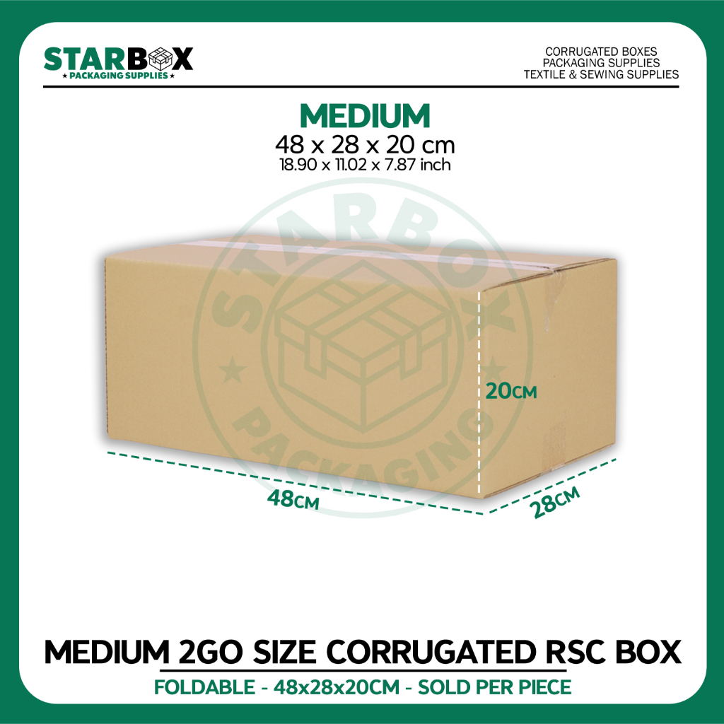Starbox 2-G0 Same Size Corrugated Boxes Shipping Box Mailing Box ...