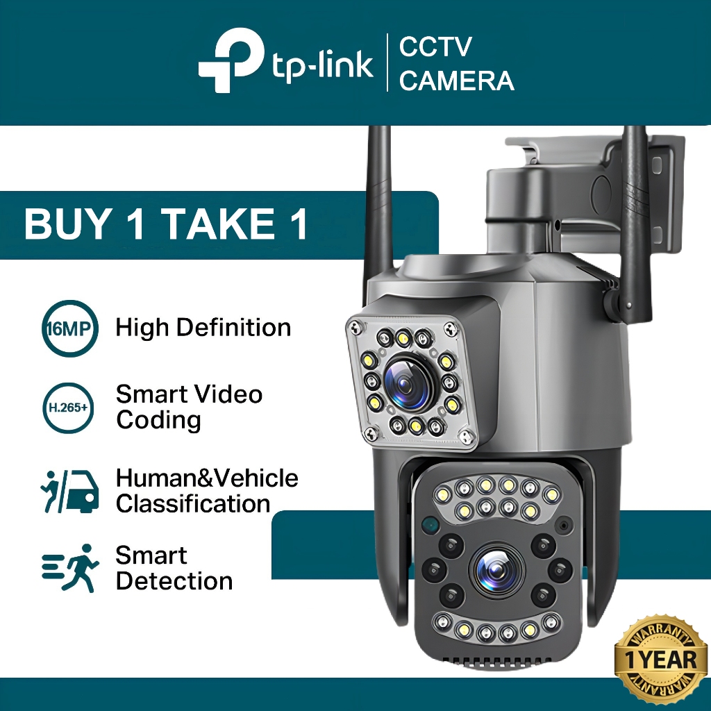 BUY 1 TAKE 1 V380 Pro 4K CCTV Camera 360 Panoramic Dual Lens Connect ...