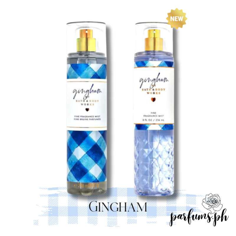 BBW US Tester Fine Fragrance Pabango 236ml Body Mist Gingham NEW ...