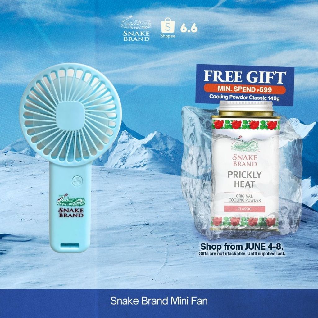 Snake Brand Mini Hand Fan | Shopee Philippines