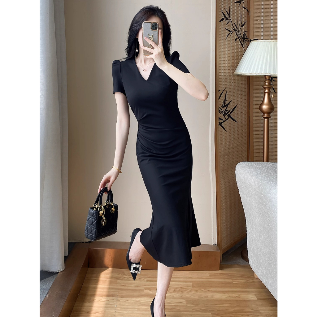 summer dress for women korean fashion sky blue dress casual sexy Mini bodycon  dress plus size 2XL | Shopee Philippines