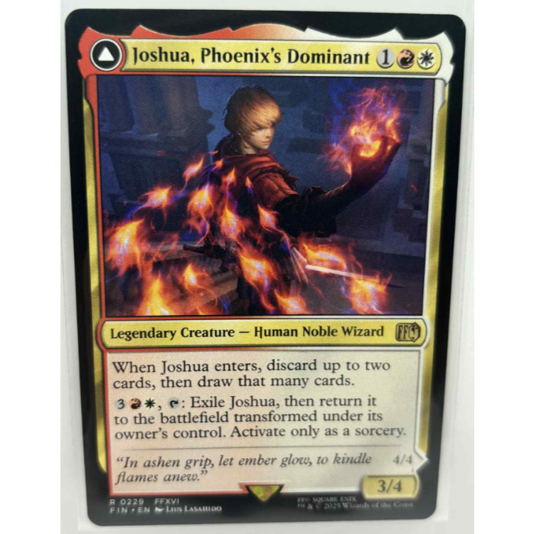 MTG TCG | FIN-0229 R (Non-Foil) Joshua, Phoenix's Dominant | Shopee ...