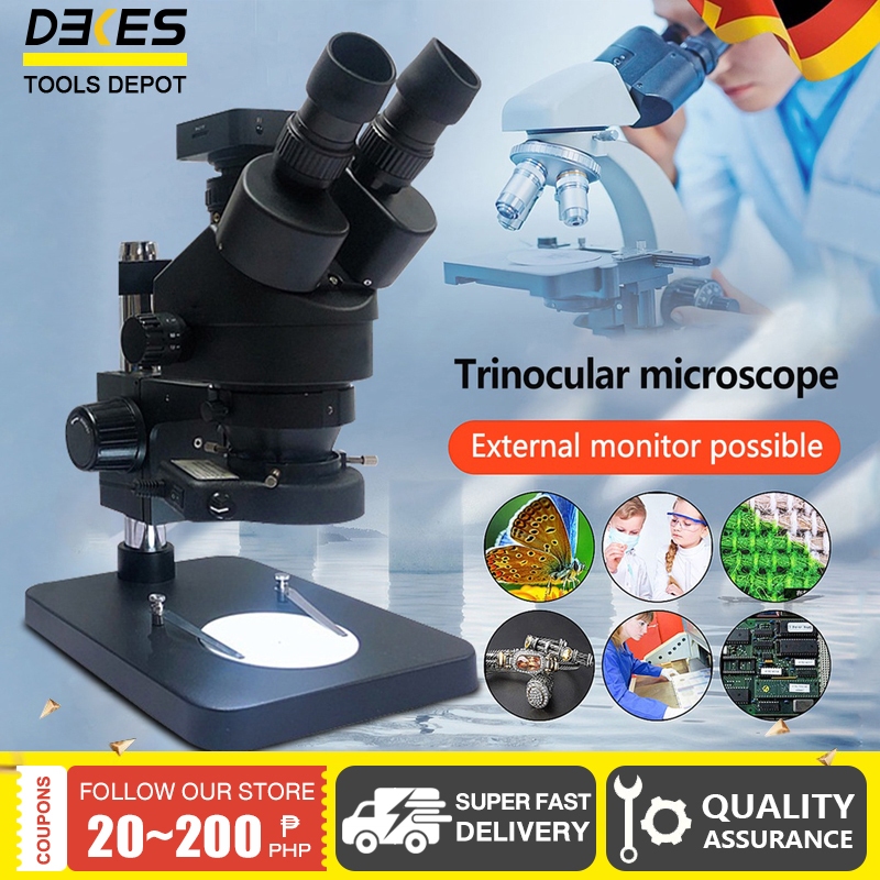 Optical Trinocular Stereo Microscope TD-745P Single Arm Double Arm ...
