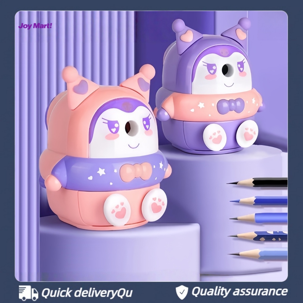 JoyMart Universal Sanrio Kuromi Hand Crank Pencil Sharpener Cartoon ...