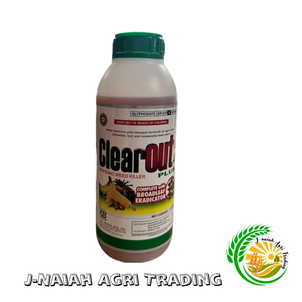 ClearOut 41 Plus 1 Liter/ Systemic Weed Killer/ Glyphosate | Shopee ...