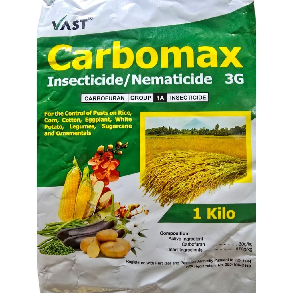 CarboMax 3G / Furadan / Puradan / Carbofuran Insecticide / Nematicide ...