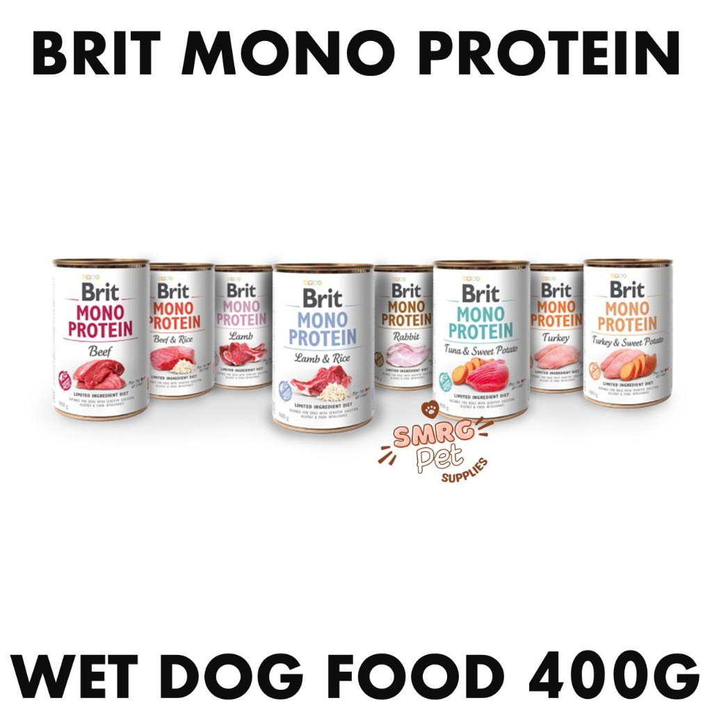 brit-mono-protein-wet-dog-food-400g-beef-lamb-rice-turkey-rabbit