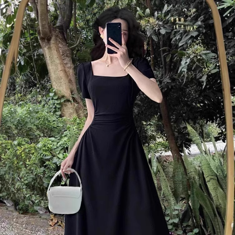 New korean fashion elegant white long sleeve dress for women plus size  formal wedding cocktail dress | Shopee Philippines