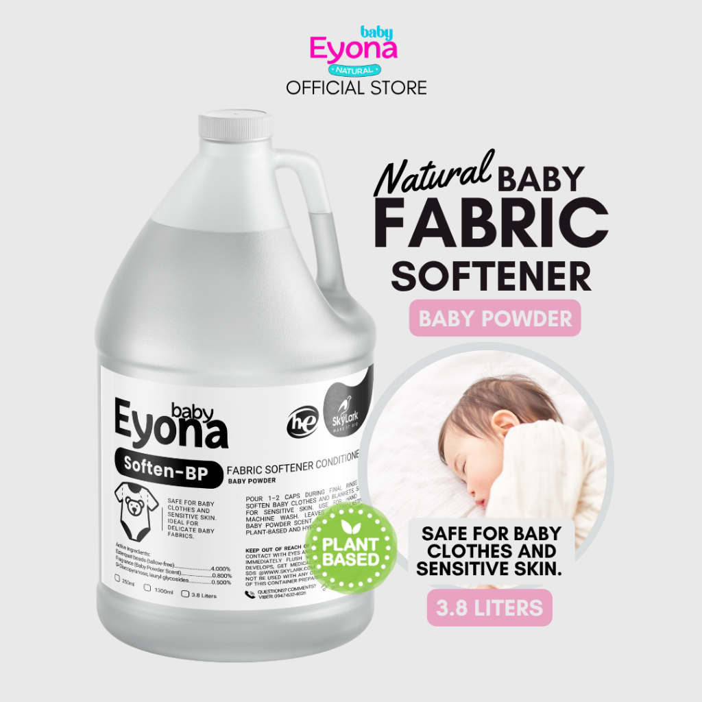 Eyona Hush Baby Fabric Conditioner - Hypoallergenic Softener, Gentle ...