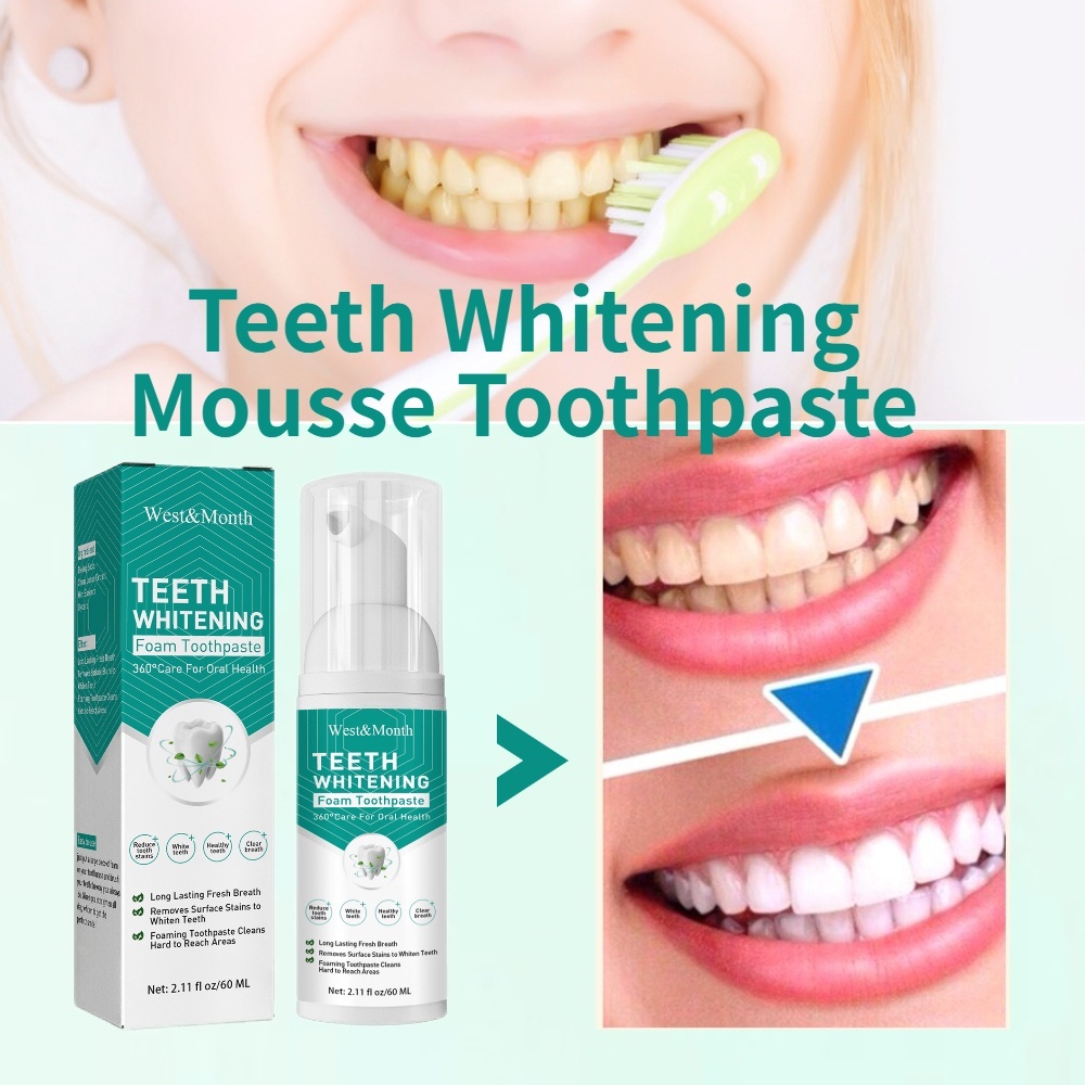 Teeth whitening cleaner mousse toothpaste tartar removal for teeth ...