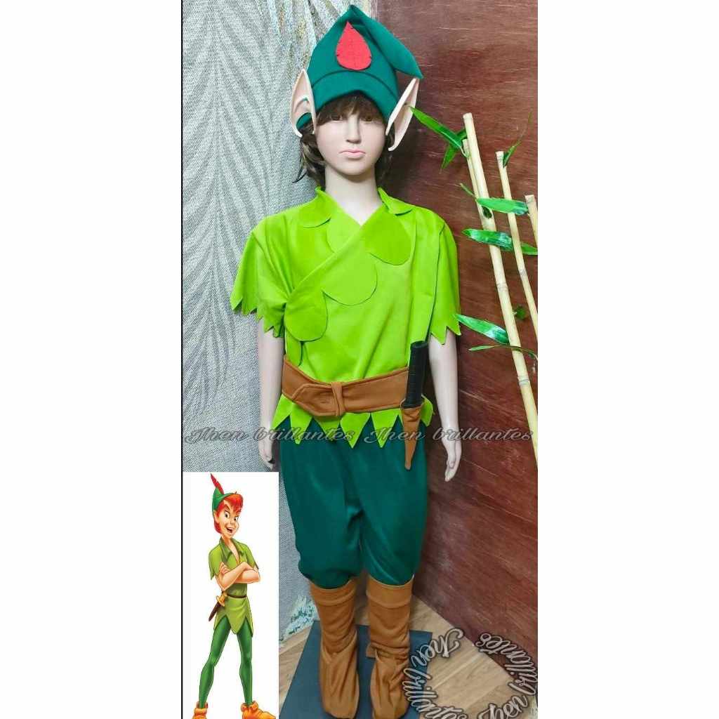 Peter pan costume for baby and kids
