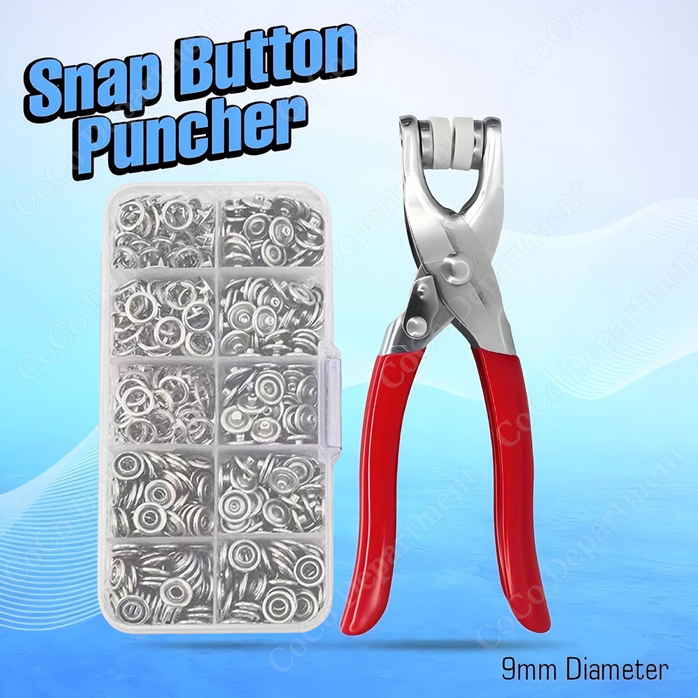 100 Set Snap Button Pliersn tools Set with storage box Metal Snap ...