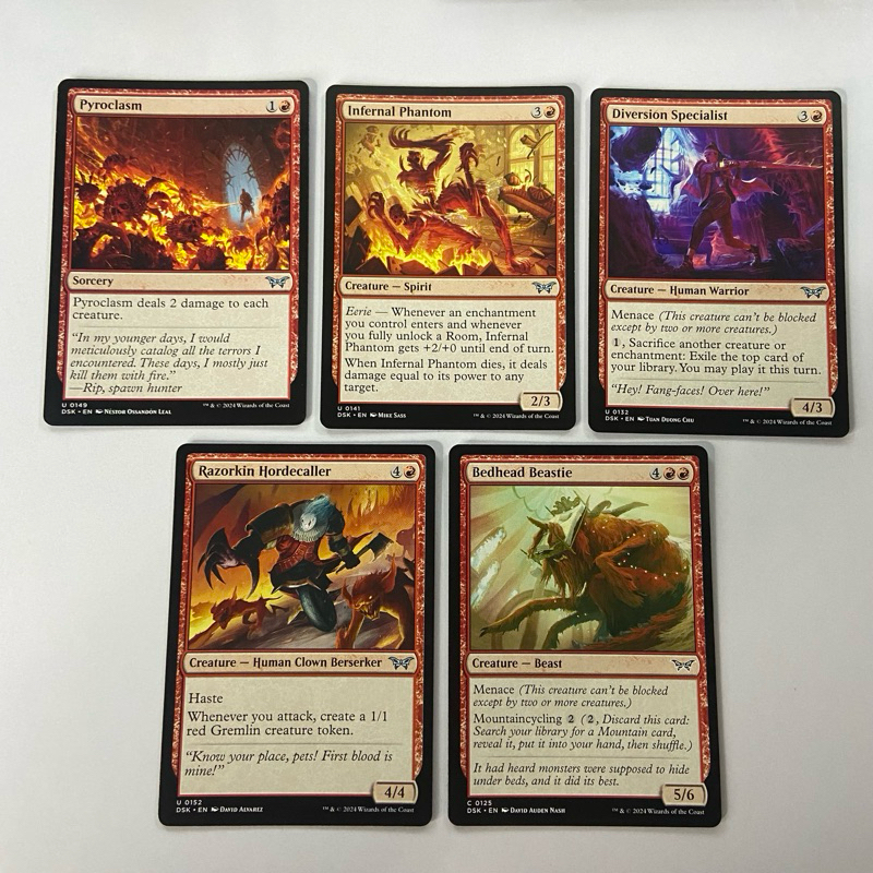 PYROCLASM INFERNAL PHANTOM DIVERSION SPECIALIST RAZORKIN HORDECALLER ...