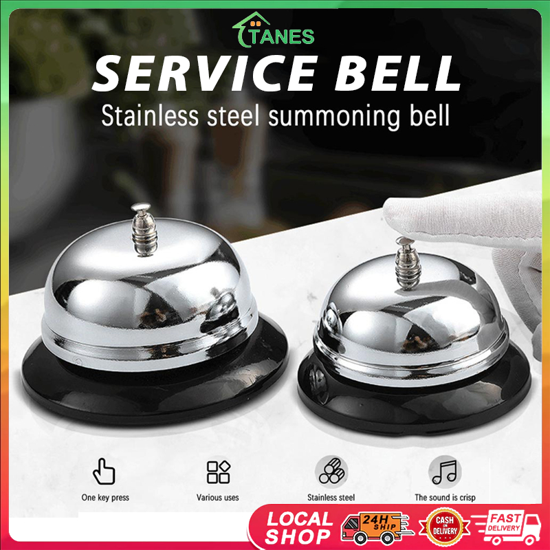 Stainles Steel Service Bell Call Bell AntiRust Hotel Bar Front Desk