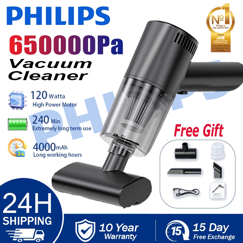Philips 650000Pa Vacuum Cleaner Handheld Wireless Portable Vacuum