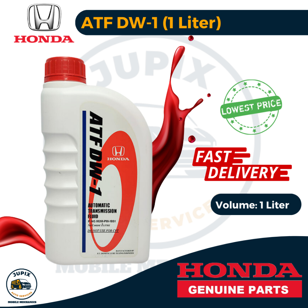 Aisin Set Of 6 Automatic Transmission Fluids ATF-DW1 - Compatible With Honda, Acura, Isuzu, Saturn
