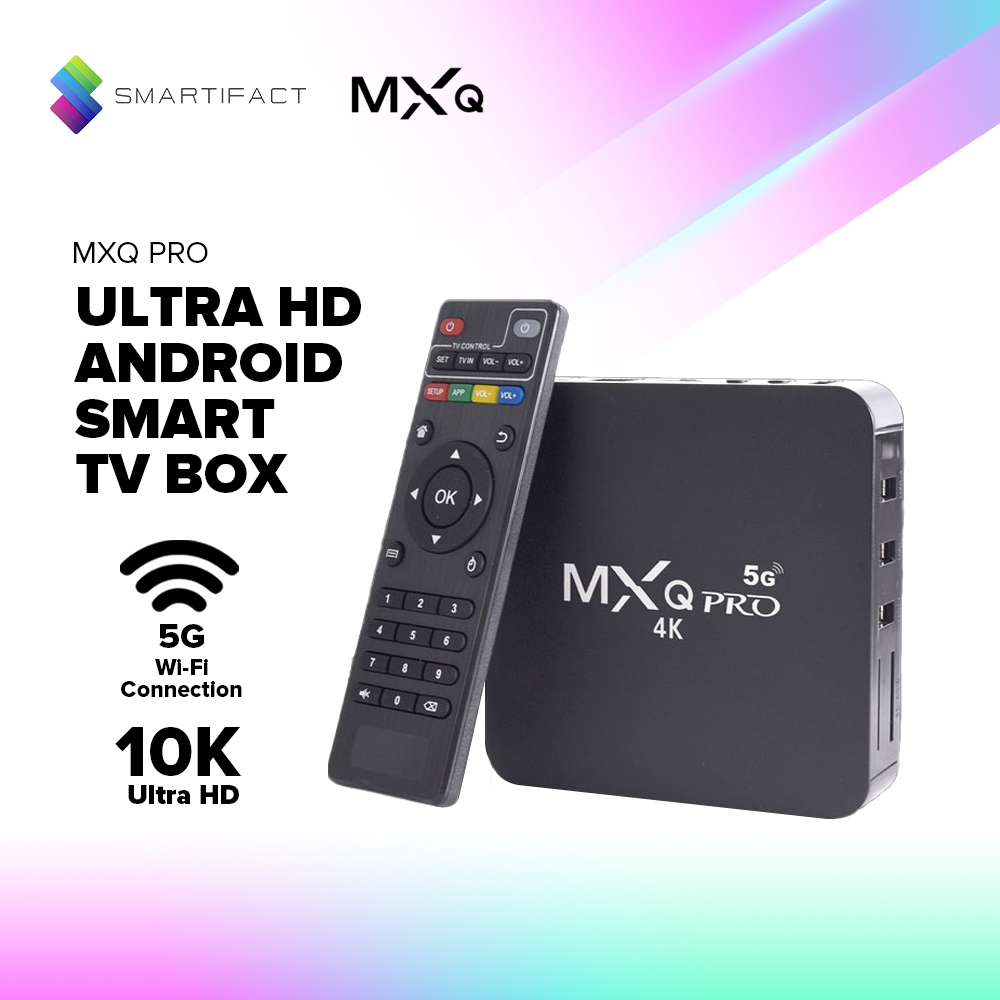 Smartifact Smart TV Box Ultra HD Quad Core 5G 2.4G Wifi 8GB+128GB 4K ...