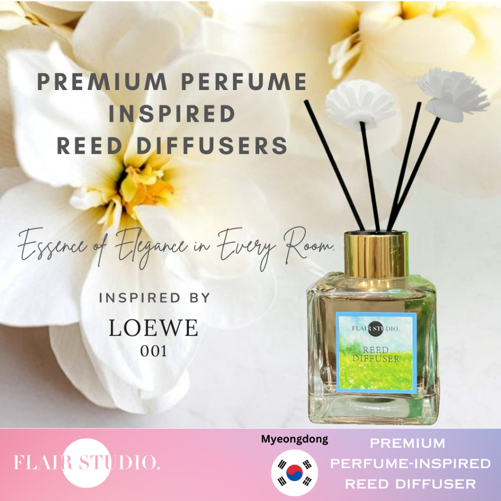 Flair Studio 100ml Premium Perfume Scent (LOEWE 001) Reed Diffuser Air ...