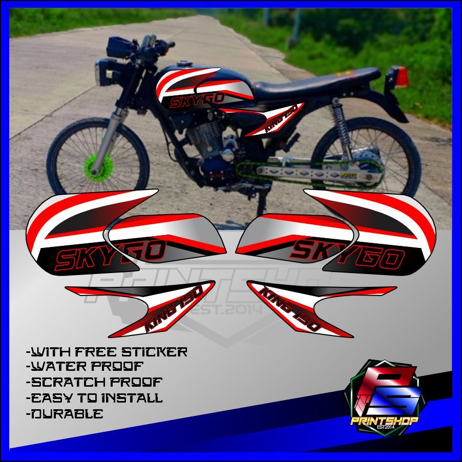 SKYGO KING 150 DECALS ( MTV X AUN 01 )【WITH FREEBIES】PSPRINTSHOP ...