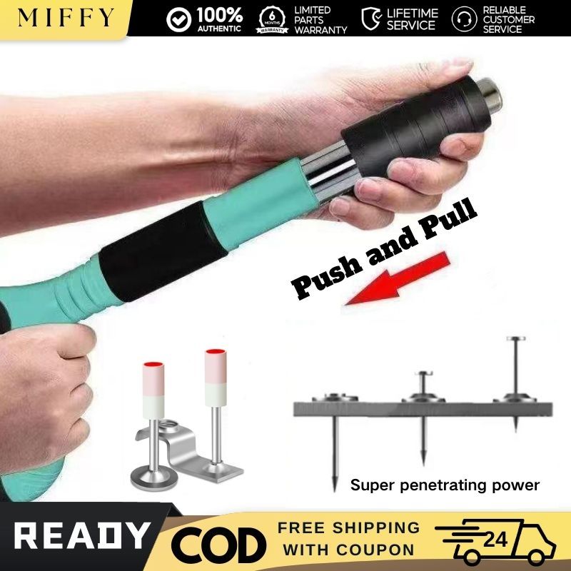 MIFFY Nail Gun Manual Steel Nail Punch Gun Cordless Rivet Tufting Nail