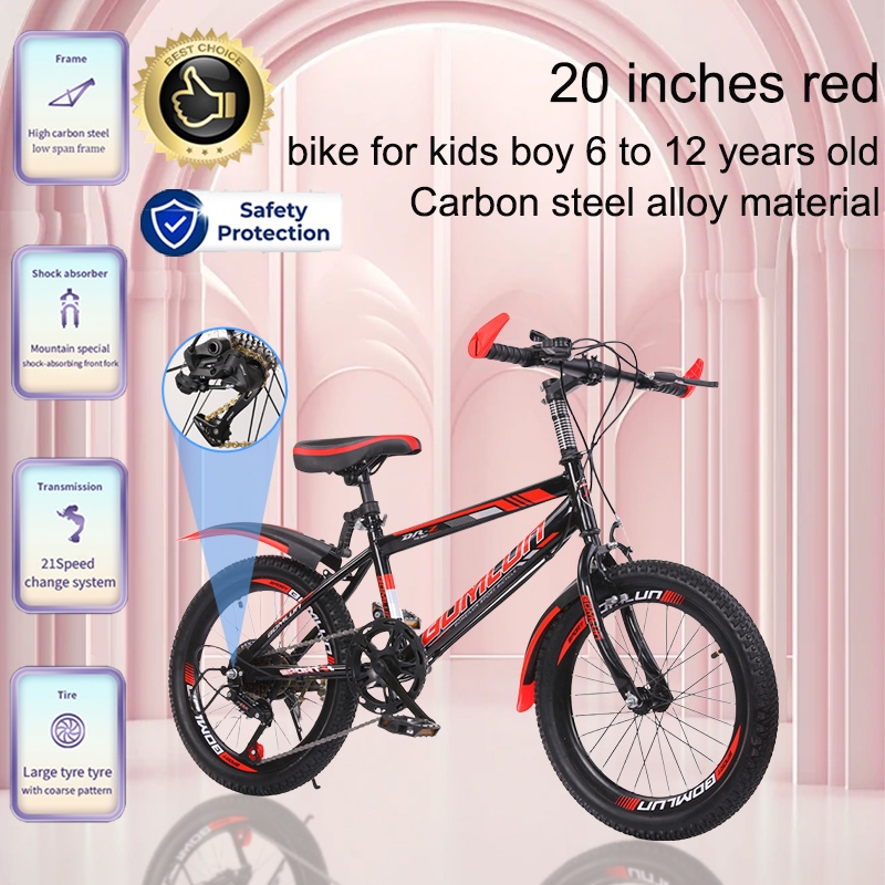 AENXRD Bike for kids Japan Mountain Bike for kids 20 24inch bicycle for kids High carbon steel bicyc Shopee Philippines