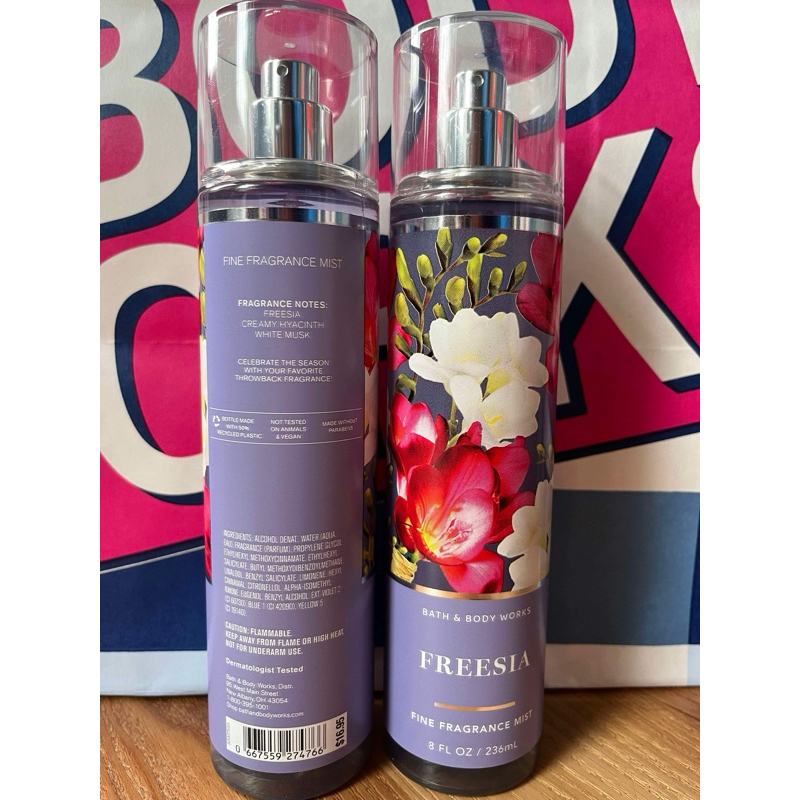 X1 bbw freesia body mist 236ml shopee philippines