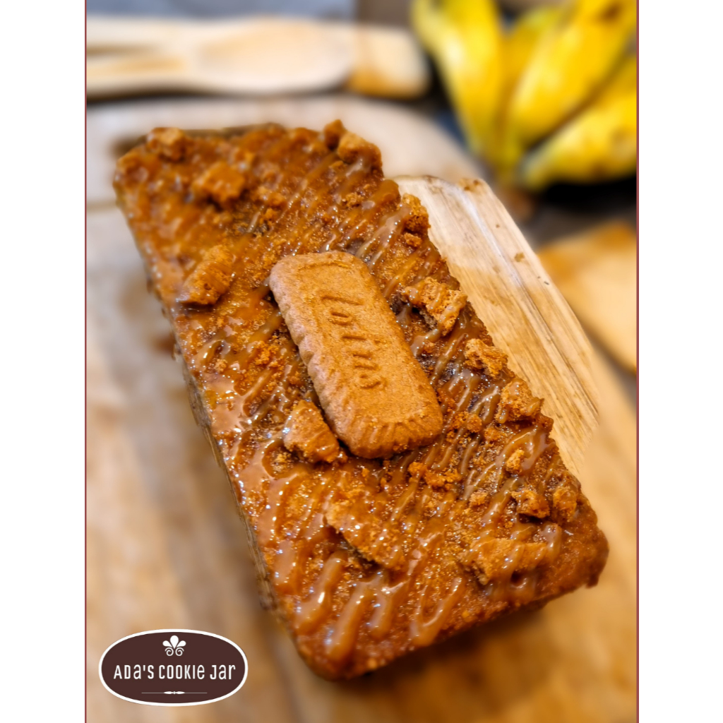 Super Yummy Fluffy Moist Biscoff Banana Loaf by Ada's | Shopee Philippines