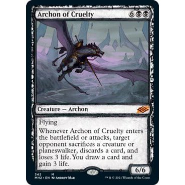 Archon of Cruelty [Modern Horizons 2 Prerelease Promos]