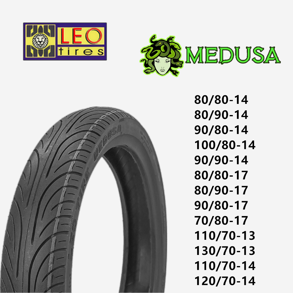Leo Motorcycle Tire Tubeless Medusa 13/14/17 Complete Models High