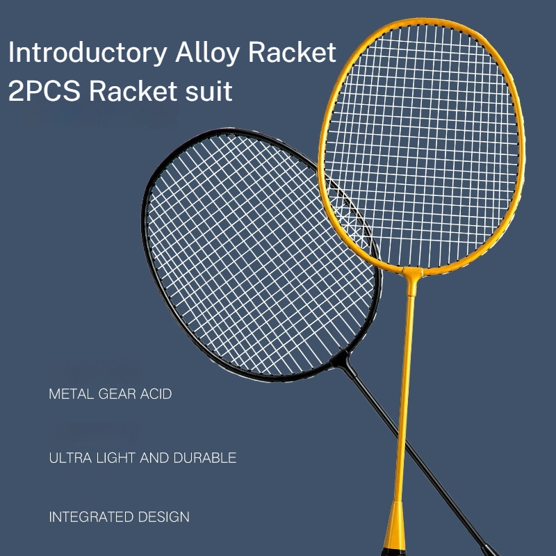 2PCS Original Badminton Racket for Beginners Aluminium Alloy Frame ...