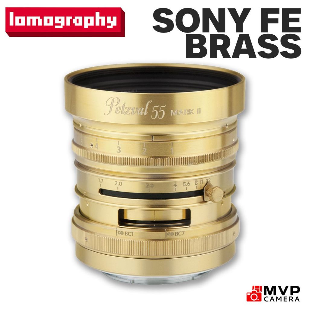 LOMOGRAPHY NEW Petzval 55mm f1.7 MKII Sony Emount FULLFRAME MVP