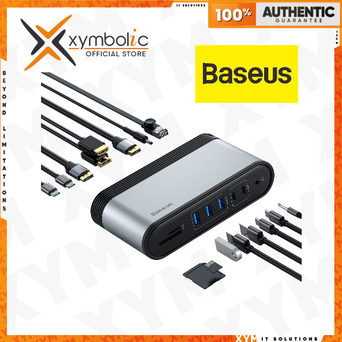 Baseus CAHUB-BG0G Multifunctional Type-C Hub Adapter Working Station ...